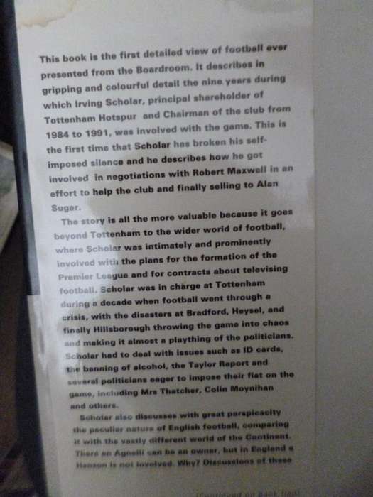 Behind Closed Doors by Scholar . Soccer Book