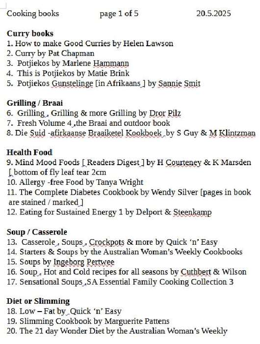 Cooking books for sale choose ...