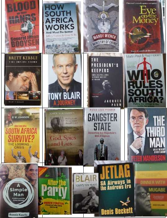 Political related books .choose which ones you wish to buy