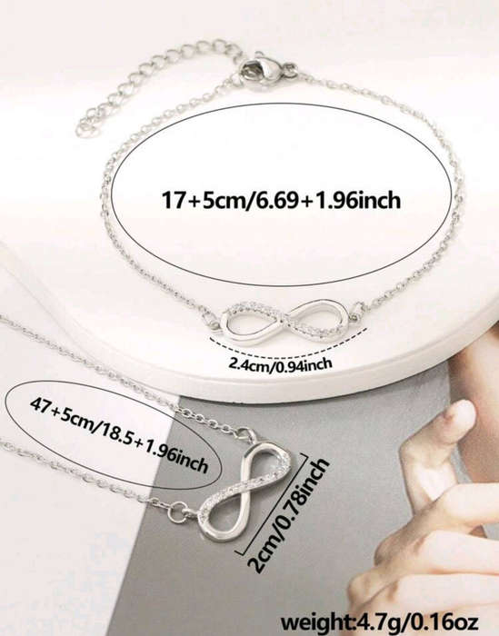Infinity Bracelet & Necklace