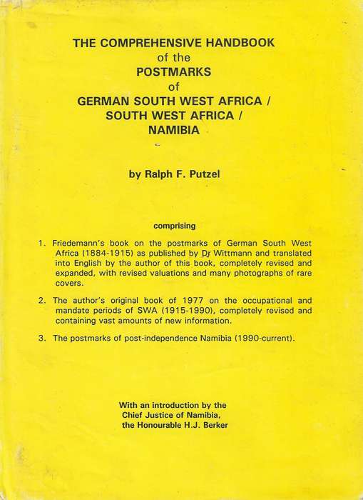The comprehensive Postmarks of GSWA, SWA and Namibia (Literature)