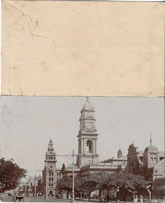 Natal Edward vii 1905 and 1909 postal items (x2).