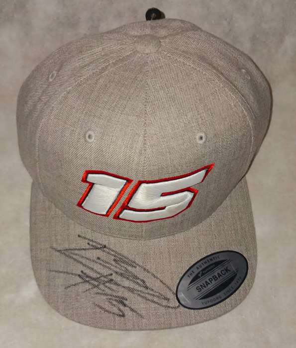 Motogp Darryn Binder #33 Signed Cap Grey 1