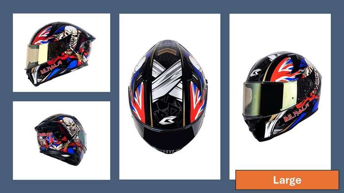 Motorcycle Helmet Iron Maiden - Large