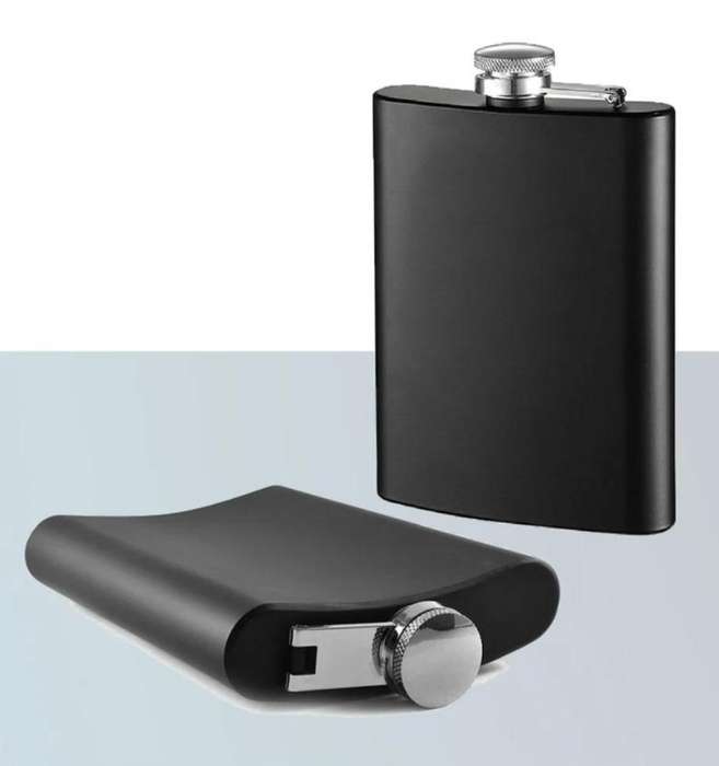 Hip Flask Black 200ml