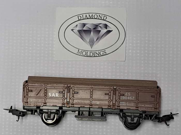 Model Trains HO - Wood Load 4 Thick Wood x1 - 103mm x 28mm x 16mm