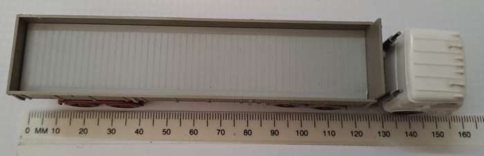 Model Trains/Cars HO 1 x Wiking Truck & Open Trailer.