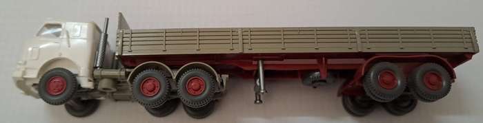 Model Trains/Cars HO 1 x Wiking Truck & Open Trailer.