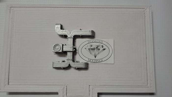 Model Trains HO-Scale - 1 x Roof Aircon Fittings - 59mm x 53mm x 11mm