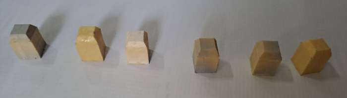 Model Trains HO 6 x Bridge Pillars (Unpainted)