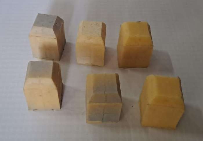 Model Trains HO 6 x Bridge Pillars (Unpainted)