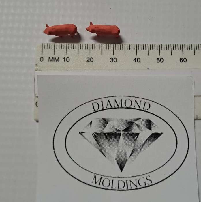 Model Trains 1:87 HO - Animals - Pigs (x2)