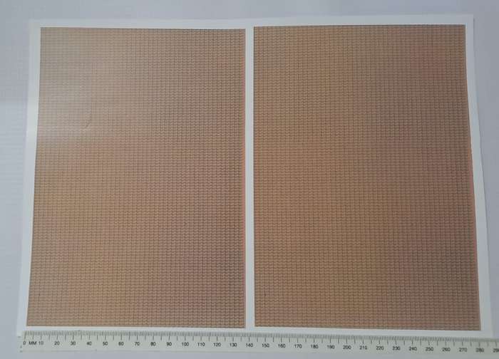 Model Trains 1:87 HO 1 x Printed gloss paper to stick on buildings. (138mm x 197mm) x2