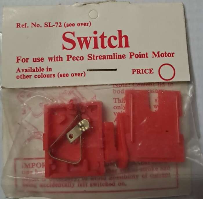 Model Trains HO 1 x Peco Switch.