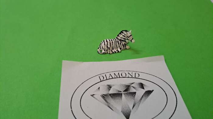 Model Trains 1/87 H0 - Zebra - Lying (x1)