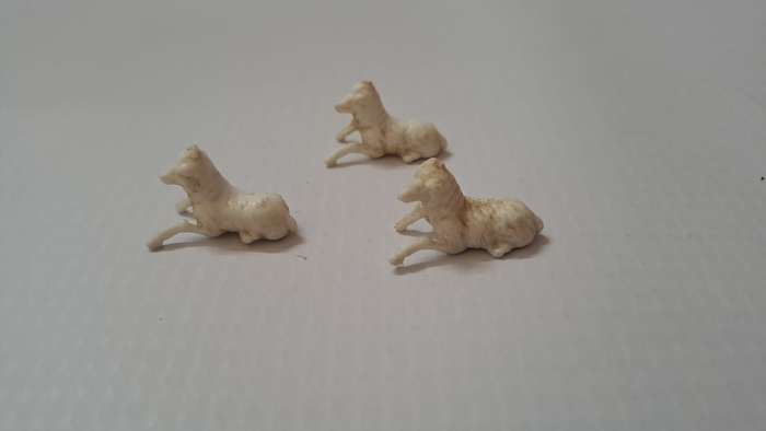 Model Trains H0-Scale 3 x Sheep.