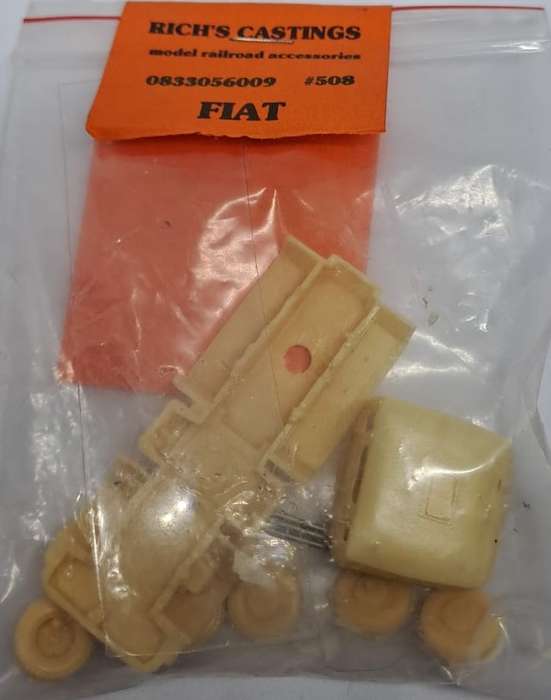 Model Trains/Track HO 1 x Fiat Casting kit. 70 x 27 x 32mm