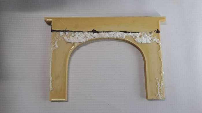 Model Trains HO-Scale 1 x Resin double tunnel entrance. See pics. 155 x 115mm