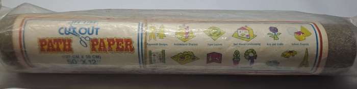 Model Trains HO-Scale 1 x Bag with Life Like cut out Path Paper. See pics. 127 x 30cm