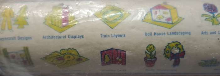 Model Trains HO-Scale 1 x Bag with Life Like cut out Path Paper. See pics. 127 x 30cm