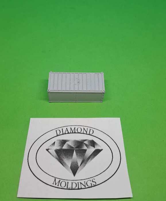 Model Trains N Scale - Container Load - Small Container (Grey) - 38mm x 16mm x 17mm
