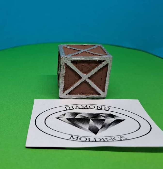 Model Trains HO 1 x Freight Crates - Big Square Crate - 27mm x 27mm x 26mm
