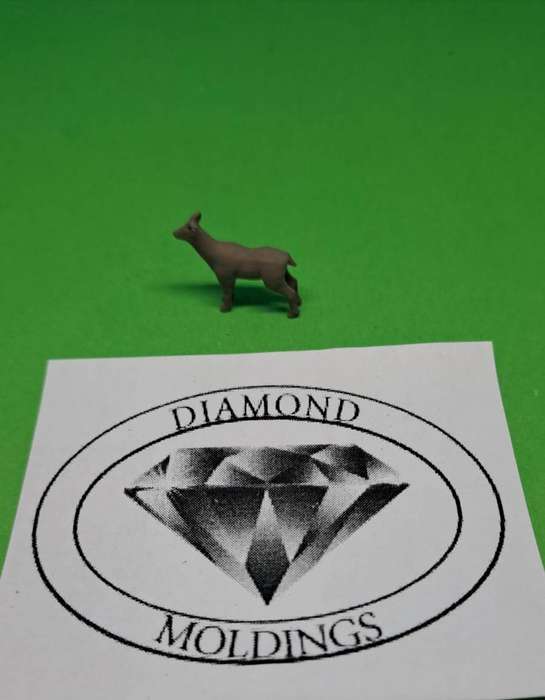 Model Trains N Scale - 1 x Animals - Buck Antelope - 10mm x 3mm x 13mm