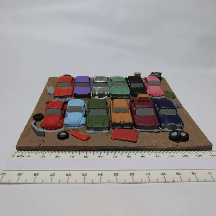 Model Trains HO 1 x Very Big Cars - 146mm x 143mm x 23mm.
