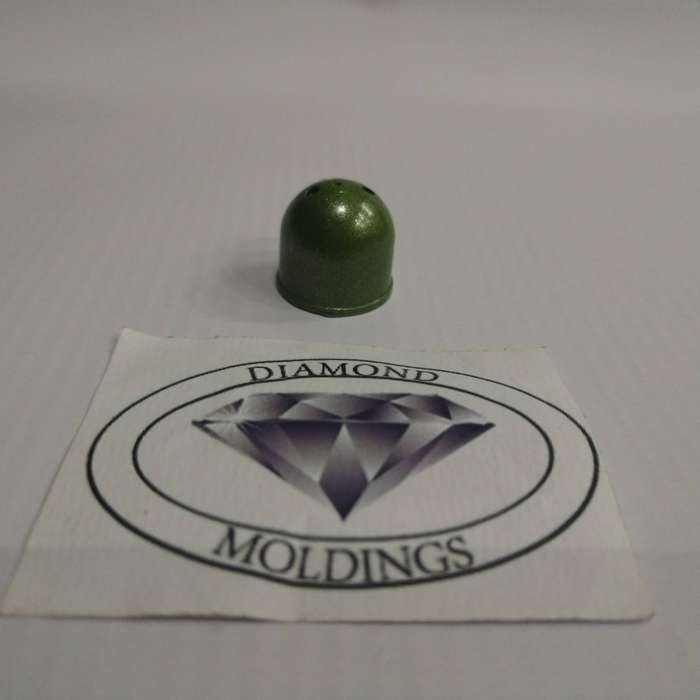 Model Trains HO - 1 x Recycling Bin Green (Paper) - 18mm Diameter x 16mm