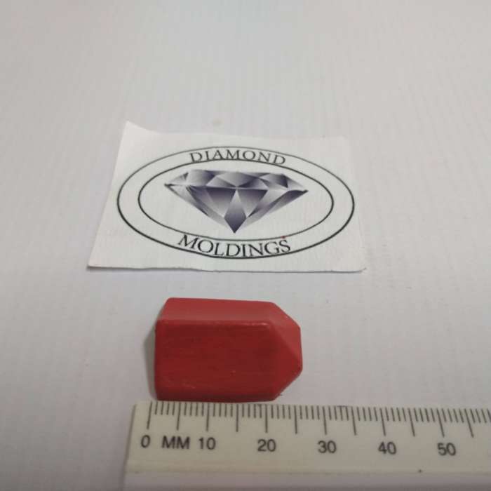 Model Trains HO - 1 x Tent Camping (Red) - 26mm x 20mm x 13mm