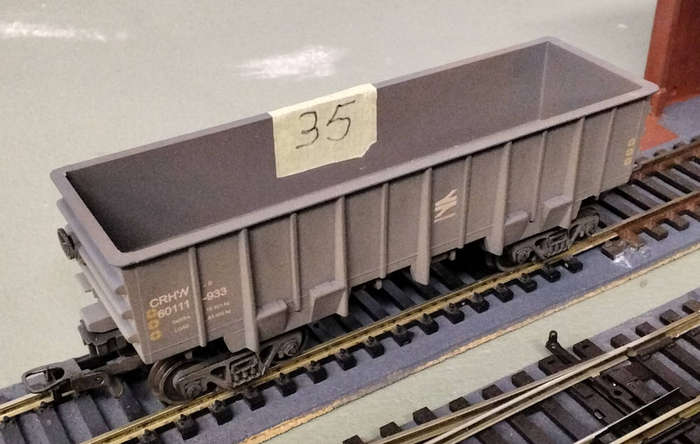 Model Trains HO 1 x Frateschi SAR Coal Wagon, with metal wheels & Lima couplers. Unboxed, Weathered.