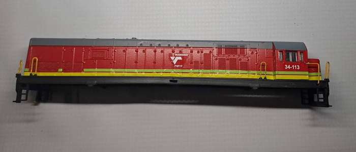 Model Trains H0-Scale SAR Transnet 34-113 Frateschi Diesel Shell Only (Metal handrails)