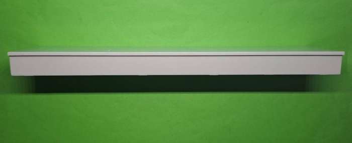 Model Trains H0/OO-Scale 1 x Platform section - Straight L200xW50xH15, grey plastic