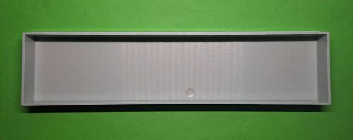 Model Trains H0/OO-Scale 1 x Platform section - Straight L200xW50xH15, grey plastic