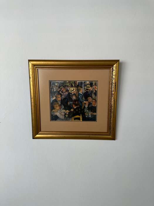Framed Pierre-Auguste Renoir, Luncheon on the Boating Party - Finished Size 41.5cm x 38.5cm