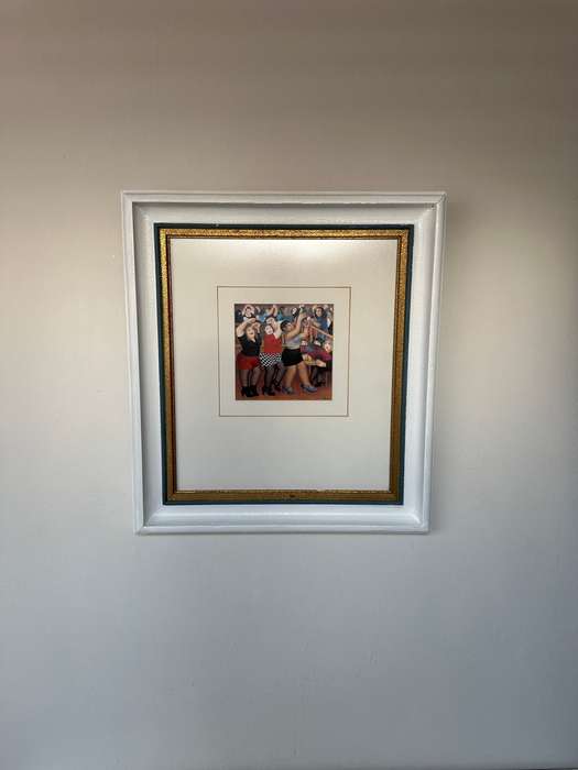 Framed Beryl Cook Print, Lambada - Finished Size 46cm x 51cm