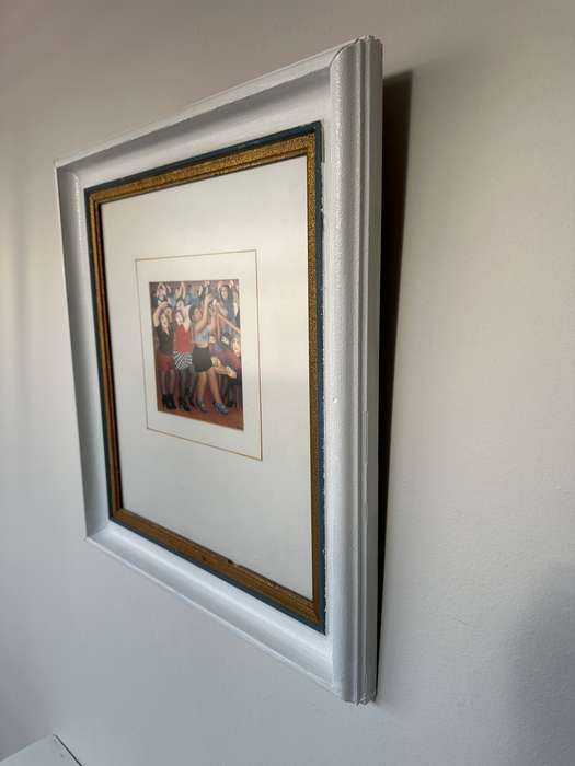 Framed Beryl Cook Print, Lambada - Finished Size 46cm x 51cm