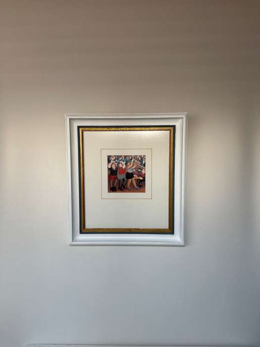Framed Beryl Cook Print, Lambada - Finished Size 46cm x 51cm