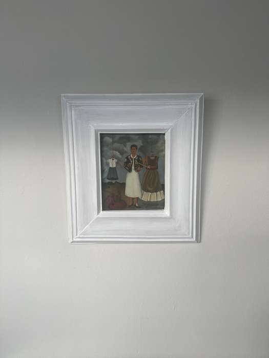 Framed Frida Kahlo Print, Memory The Heart - Finished Size 41cm x 46.5cm