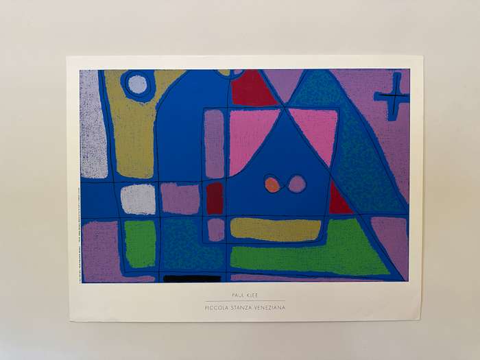 Silkscreen Print, Paul Klee, Piccola Stanza Veneziana - Size 80cm x 60cm