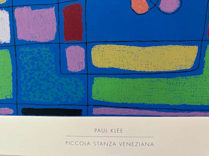 Silkscreen Print, Paul Klee, Piccola Stanza Veneziana - Size 80cm x 60cm