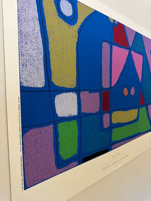 Silkscreen Print, Paul Klee, Piccola Stanza Veneziana - Size 80cm x 60cm