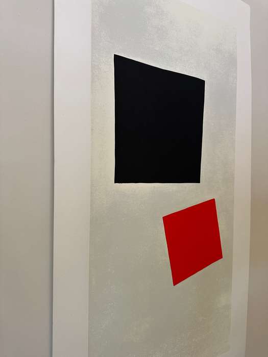 Silkscreen Print - Malewitsch, Peinture Suprematiste - Size 100cm x 50cm