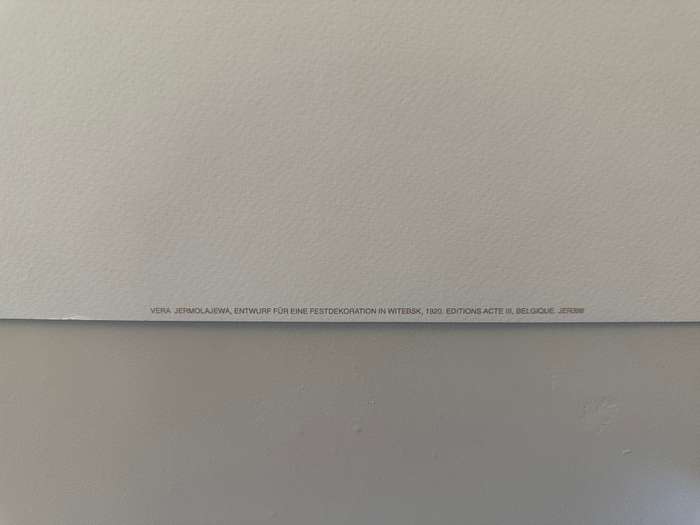 Silkscreen Print - Vera Jermolajewa - Size 100cm x 50cm