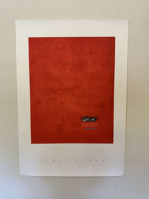 Silkscreen Print - Jurgen Wegner, Untitled - Size 100cm x 70cm