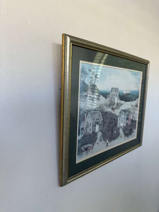 Framed Linda Nelson Stocks Print, Days to Remember - Finished Size 41cm x 35cm