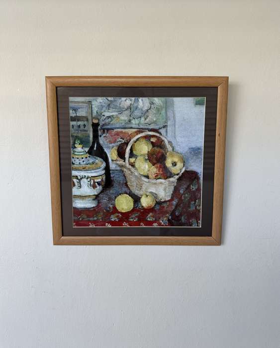 Framed Paul Cezanne Print, Still Life with Soup Tureen - Finished Size 37cm x 37cm
