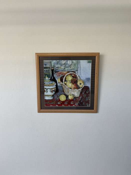 Framed Paul Cezanne Print, Still Life with Soup Tureen - Finished Size 37cm x 37cm