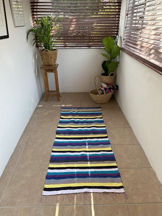 Ashanti Woven Fabric Rug, Versatile as it can be used as a Table Runner Size 180cm x 70cm (New)