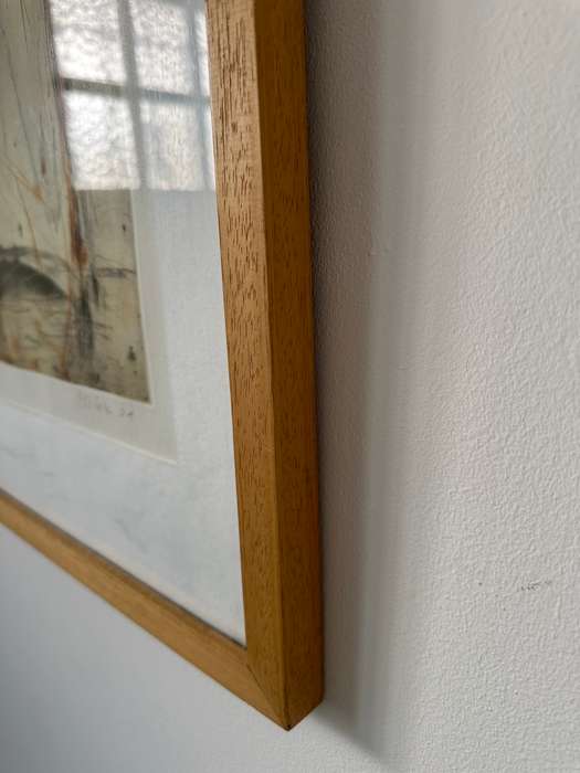 Framed Christophe Hohler Limited Edition Lithograph (Edition 2/50) - 82cm x 34cm